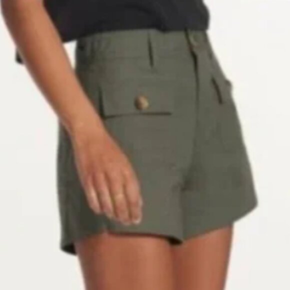 Vuori Vintage Ripstop Utility Short Size Large in Army Green Stretch Outdoor EUC - Picture 2 of 10